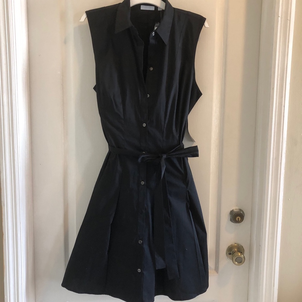 Sleeveless NY and Co button down dress
